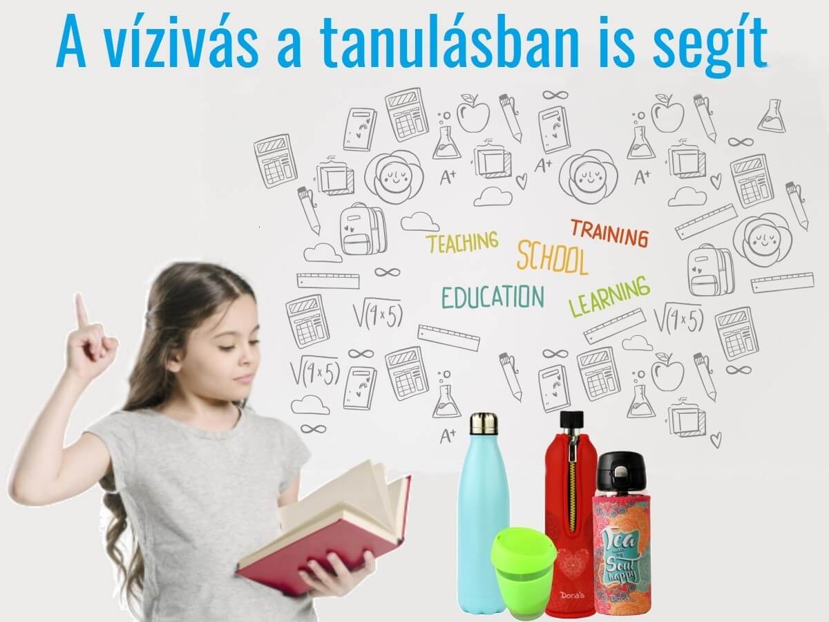 Az elegendő folyadékfogyasztás a tanulásban is segít