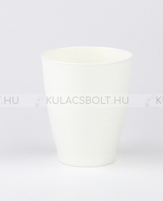 Bioműanyag pohár, 250ml - Fehér