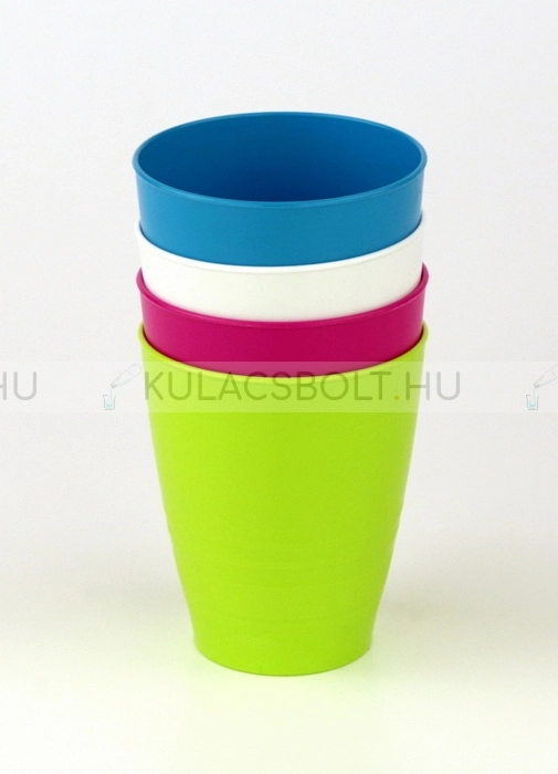 Bioműanyag pohár, 250ml - Kék