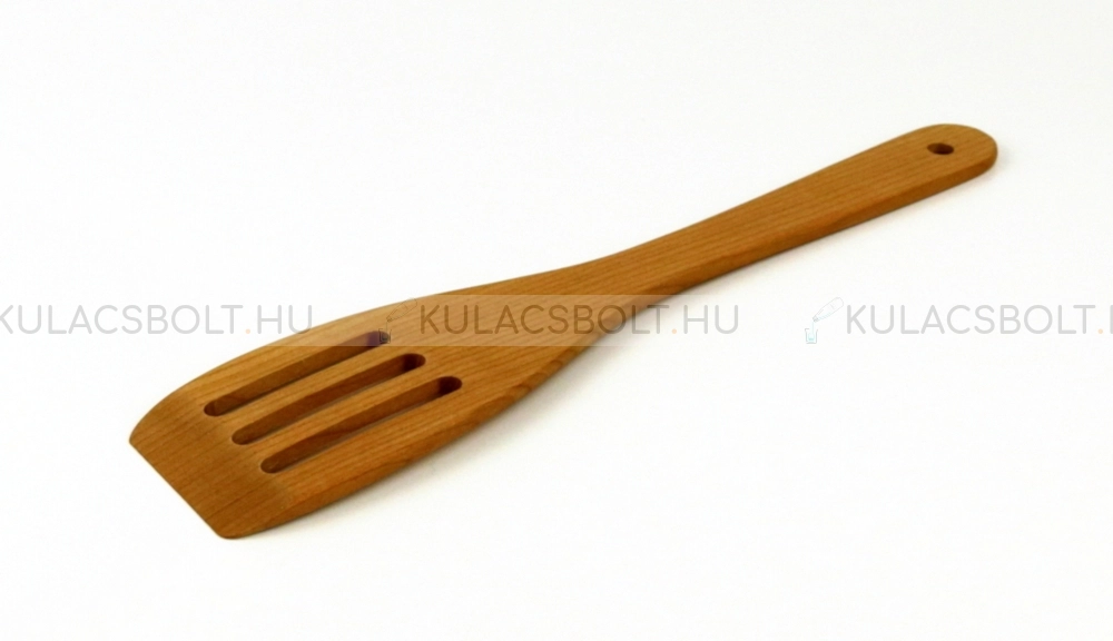 Fakanál (rácsos spatula) - Natúr cseresznyefa, 30cm