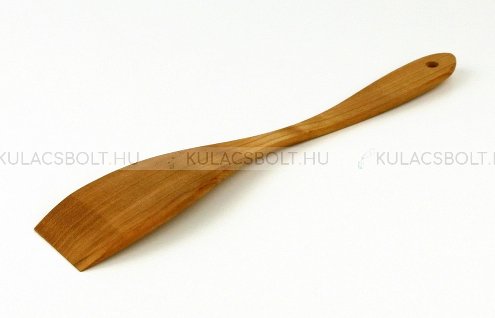 Fakanál (hajlított spatula) - Natúr cseresznyefa, 30cm