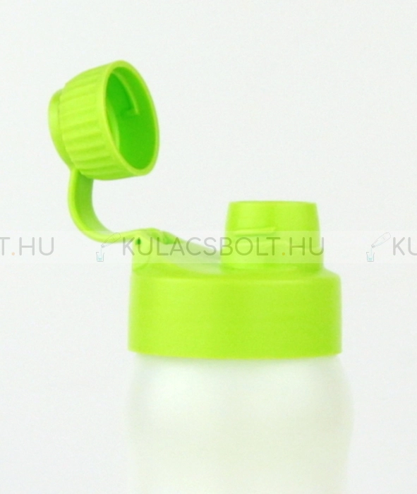 BIODORA-Biomuanyag-kulacs-(sportpalack)-zarhato-kupakkal-500ml---Feher-es-neonzold-szinu
