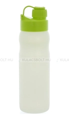 BIODORA Bioműanyag kulacs (sportpalack) zárható kupakkal, 500ml - Fehér és neonzöld színű