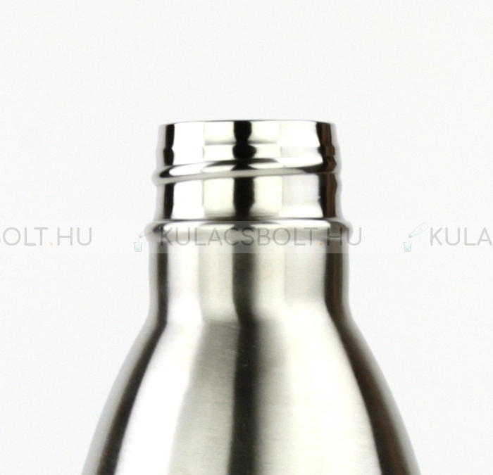 Mini rozsdamentes acél termosz - Szálcsiszolt, 350ml