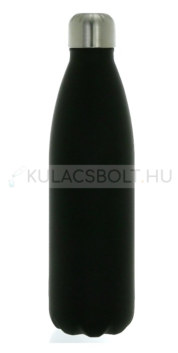 Rozsdamentes acél termosz, 500ml - Matt fekete