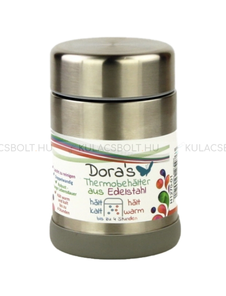 DORAS-etelhordo-termosz---Rozsdamentes-acel-szalcsiszolt-300-ml-(H1270-01)