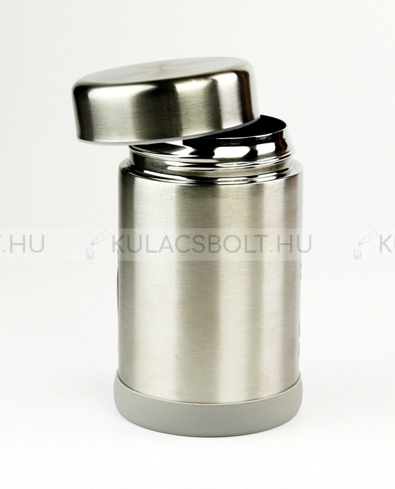 Ételhordó termosz - Rozsdamentes acél, szálcsiszolt, 450 ml (H1271-01)