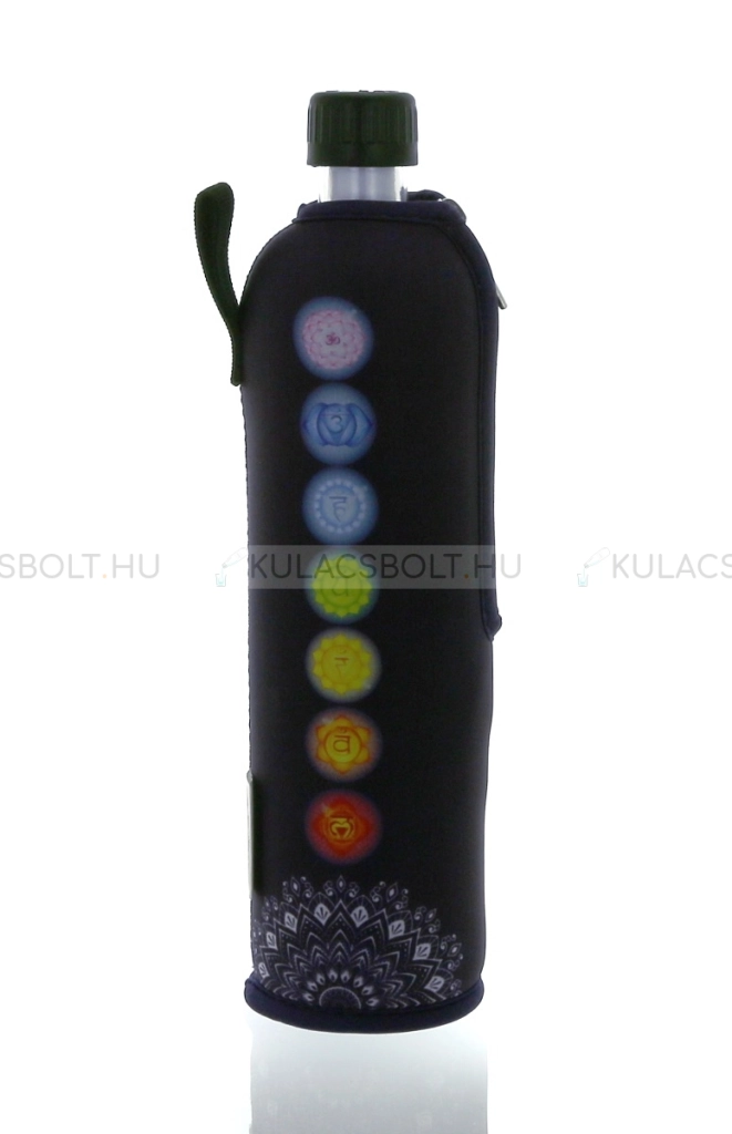 DORAS-uvegkulacs-(uvegpalack)-neopren-huzattal-500ml---Indigokek-csakra-mintas