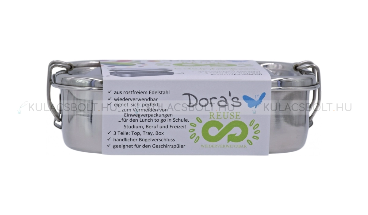 DORAS-Rozsdamentes-acel-etelhordo-doboz-csatos-fedovel-500ml---1-szintes-(H1215)