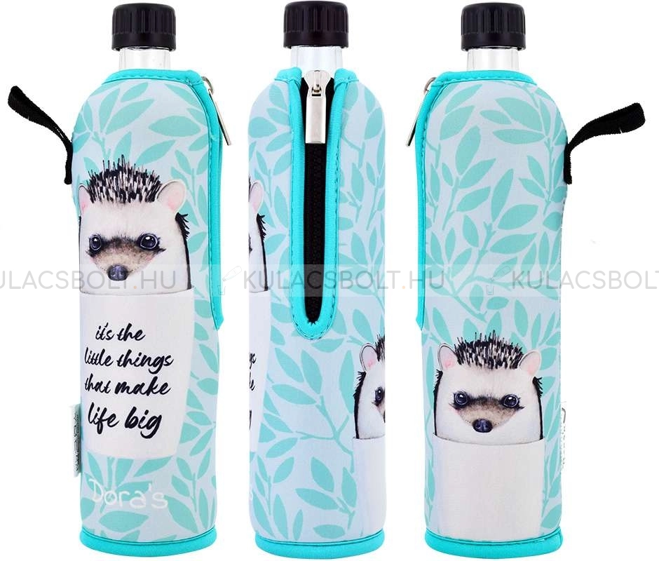 DORAS-uvegkulacs-(uvegpalack)-neopren-huzattal-500ml---Vilagoskek-suni-mintas