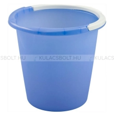 CURVER Háztartási Vödör, 10L, nagy füllel, minőségi műanyagból, kék színű.