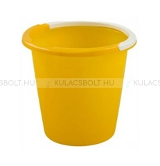 CURVER Háztartási Vödör, 10L, nagy füllel, minőségi műanyagból, sárga színű.