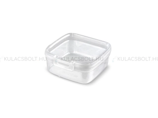 CURVER SNAP BOX ételtároló doboz, 14,5 x 15 cm, 0,9L, műanyag, átlátszó