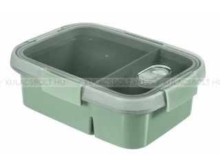 CURVER SMART TO GO ételtároló doboz, 20 x 15 cm, 0,6 + 0,3L, műanyag, zöld színű