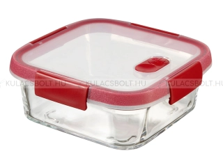 CURVER SMART COOK sütőbe helyezhető ételtároló, 15 x 16 cm, 0,7 L, üveg, piros tetővel